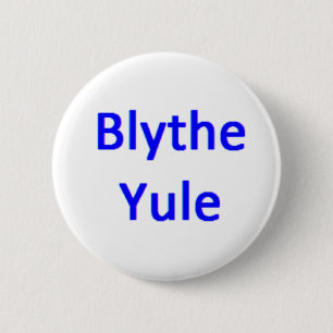 blythe yule coffee mug 6 cm round badge