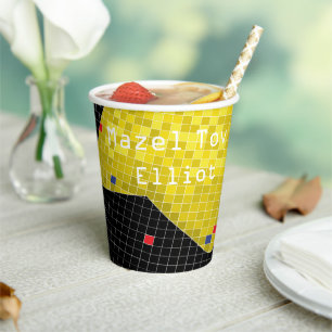 BM Bar Bat Mitzvah Paper Cup Game On