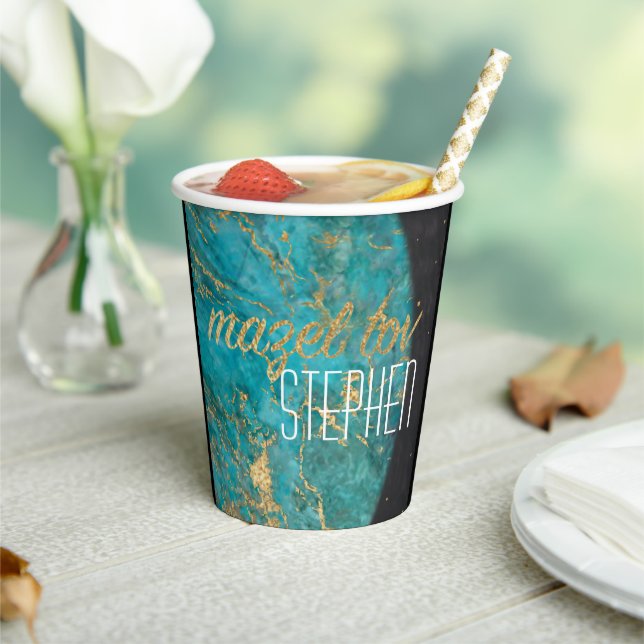 BM Bar Bat Mitzvah Paper Cup Out of this World (Insitu)