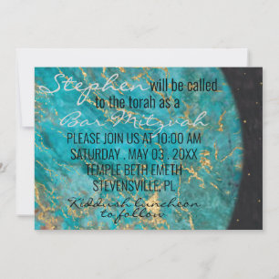 BM Bat Mitzvah Bar Mitzvah Out of this World Invitation