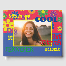 BM Bat or Bar Mitzvah Party Flowery