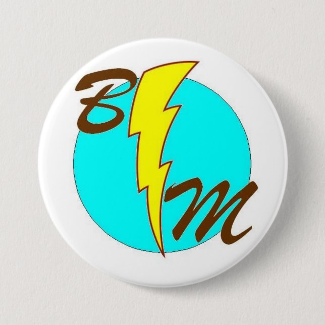 bm patch 7.5 cm round badge (Front)