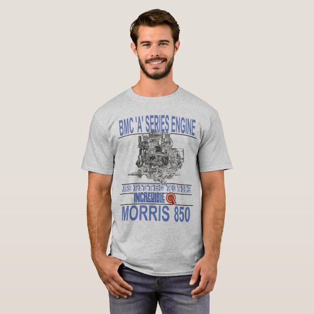 BMC 'A' Series Engine Mini 850 T-Shirt (Front Full)