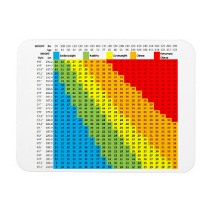 BMI Chart Magnet
