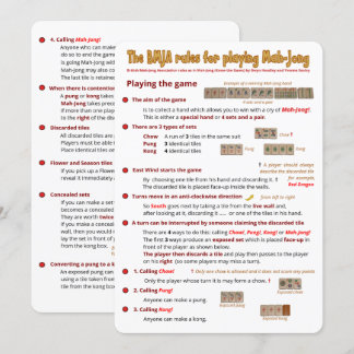 BMJA rules card – Playing the game  (1)