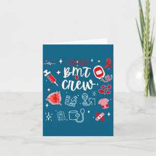 Bmt Crew Bone Marrow Transplant Illustration Card