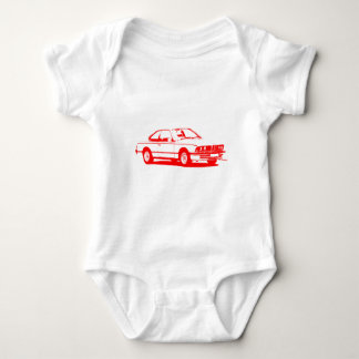 BMW Classic red Baby Bodysuit