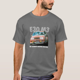 BMW E30 M3 DTM Racer (Bastos) White Type T-Shirt