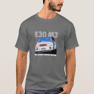 BMW E30 M3 DTM Racer (Warsteiner) White Type T-Shirt