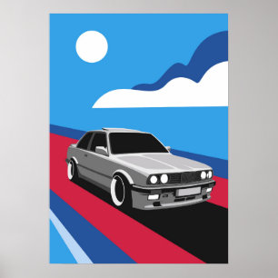BMW E30 POSTER