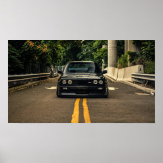 bmw e30 poster