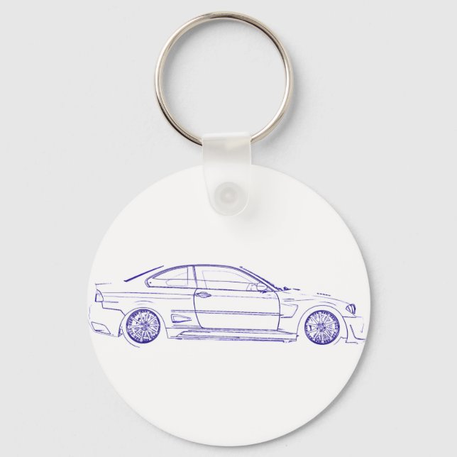 BMW E46 Classic Key Ring (Front)