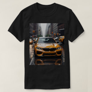 BMW M3 in the Rain – New York City Performance T-S T-Shirt