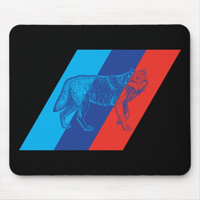 BMW M Wolf Mouse Mat (Front)