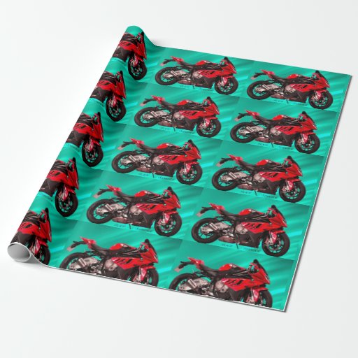 Image of BMW Motorcycle for Matte Wrapping Paper