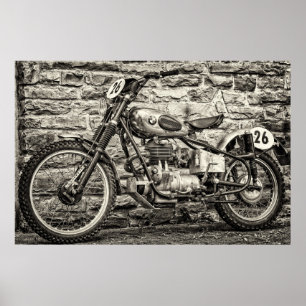 BMW MOTORCYCLE POSTER