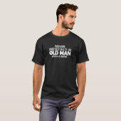 BMW Never Under Estimate An Old Man T-shirt Funny (Front Full)