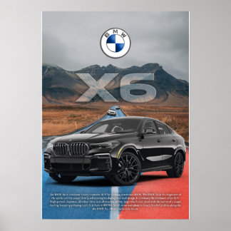 BMW X6 POSTER