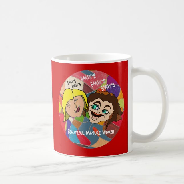 BMW's - Beautiful Mature Women Coffee Mug (Right)