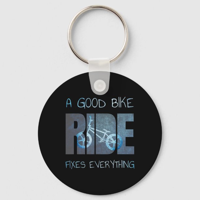 Bmx And Bicycle Cycling  Key Ring (Front)