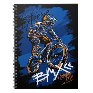 Bmx Bicycle Urban Graffiti streetwear Notebook