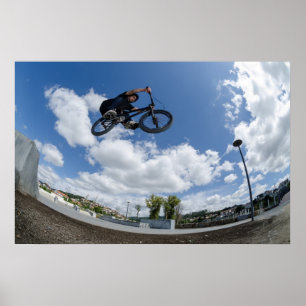 Bmx big air jump poster