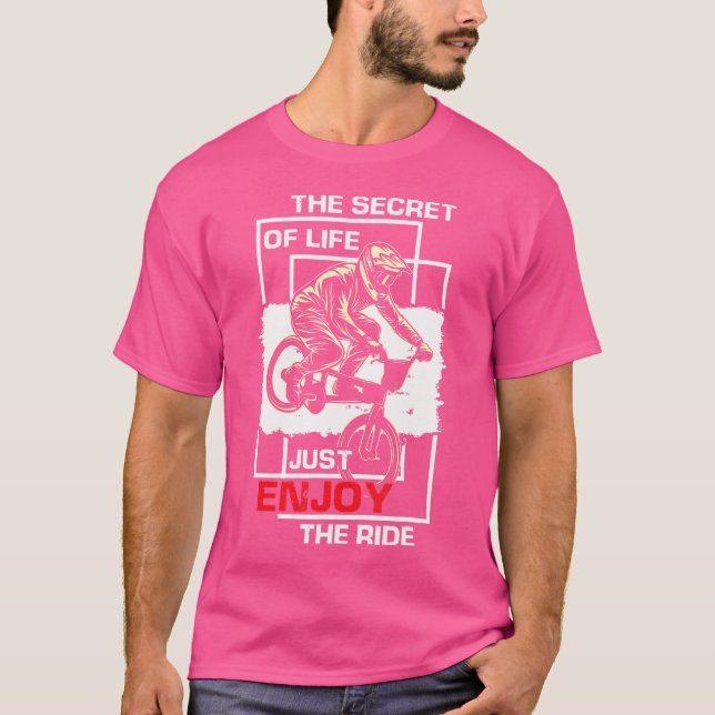 Bmx Bike Accessories Bmx Rider Ramp Bmx Downhill B T-Shirt (Front)