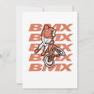 BMX Bike Biker Extreme Sport Mountain Bike Gift Invitation