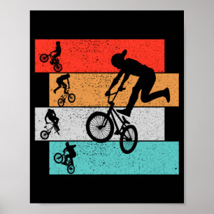 Bmx Bike Childrens Boys Performance Design Poster