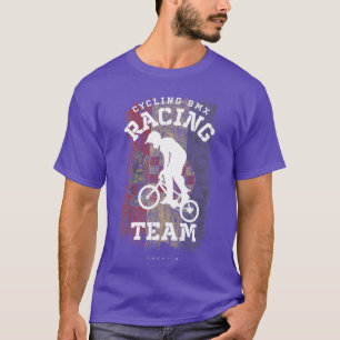 BMX Bike Croatia Flag Biking Cycling Racing BMX 26 T-Shirt