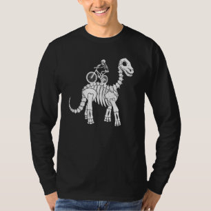BMX Bike cyclist BMX Bicycle MTB Dinosaur cycling T-Shirt