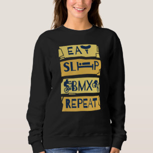 Bmx Bike Cyclist Bmx Ramp Bicycles Cycling Biking Sweatshirt