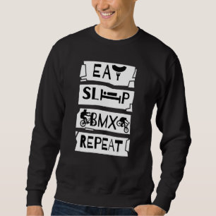 Bmx Bike Cyclist Bmx Ramp Bicycles Cycling Biking Sweatshirt