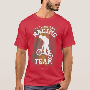 BMX Bike Ethiopia Flag Biking Cycling Racing BMX T-Shirt