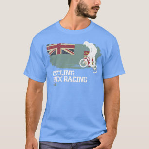 BMX Bike Fiji Flag Biking Cycling Racing BMX 301 T-Shirt