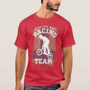 BMX Bike Finland Flag Biking Cycling Racing BMX  3 T-Shirt