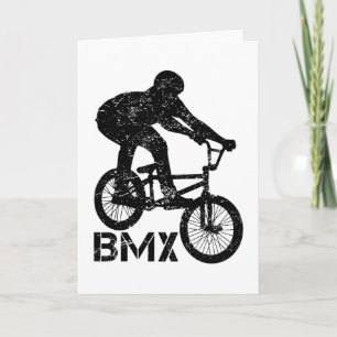 BMX Bike Freestyle Sport Retro Gift Idea Card