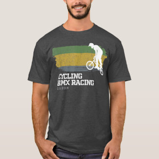 BMX Bike Gabon Flag Biking Cycling Racing BMX  T-Shirt