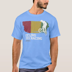 BMX Bike Guinea Flag Biking Cycling Racing BMX  T-Shirt