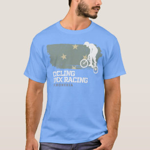 BMX Bike Micronesia Flag Biking Cycling Racing BMX T-Shirt