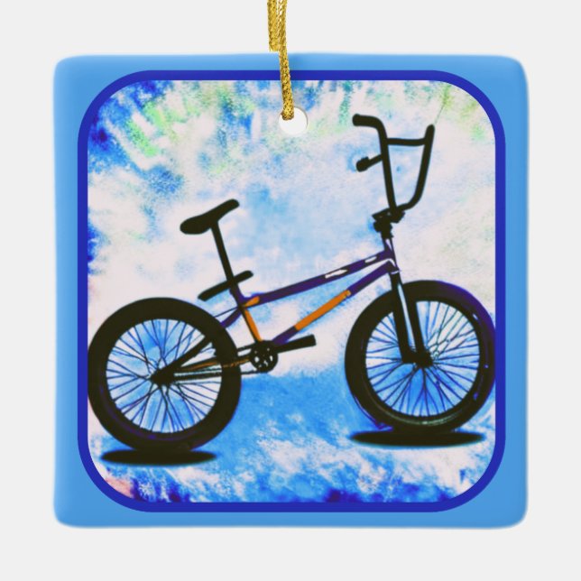 BMX Bike Ornament (Front)