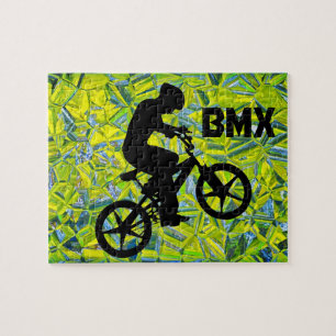 BMX Bike Rider Jigsaw Puzzle