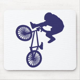 BMX BIKE RIDER MOUSE MAT