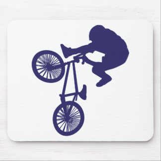 BMX BIKE RIDER MOUSE MAT