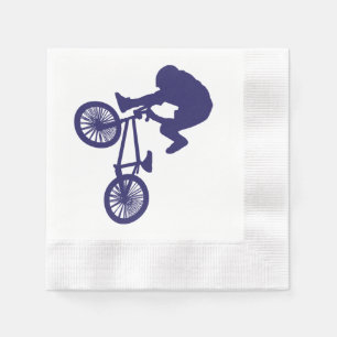 BMX Bike Rider Napkin