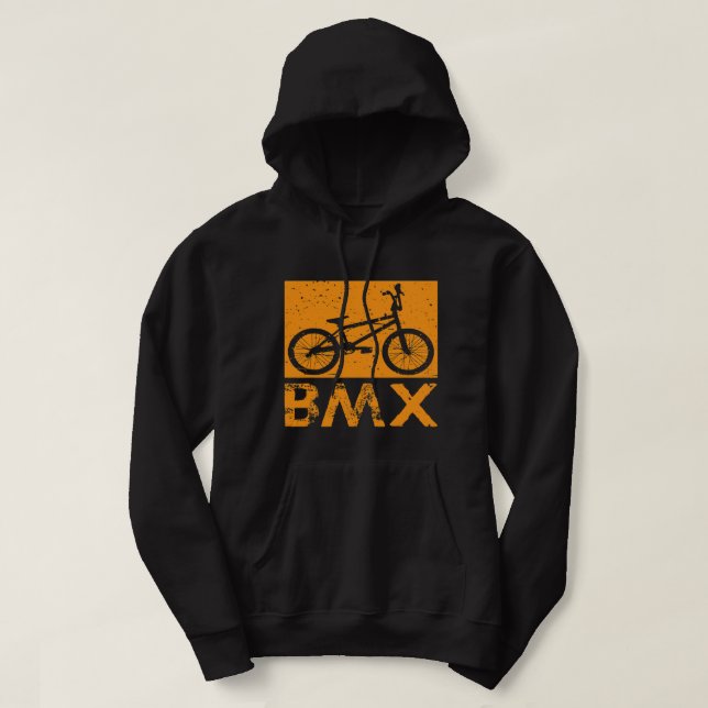 BMX Bike Rider Racing Bicycle Gift Boys Girls Kids Hoodie (Design Front)