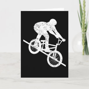 BMX Bike Rider Railing Grind Retro Gift Card