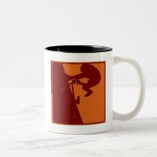 BMX Bike Rider Two-Tone Coffee Mug