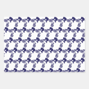 BMX Bike Rider Wrapping Paper Sheet