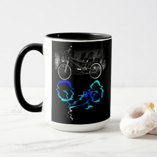 BMX Bike Sport Coloured Reflection Mug